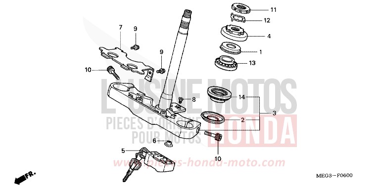 LENKSCHAFT von Shadow Aero CANDY BLAZE ORANGE (YR196BB) von 2006
